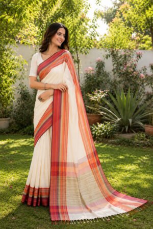 IVORY SUNSET STRIPES